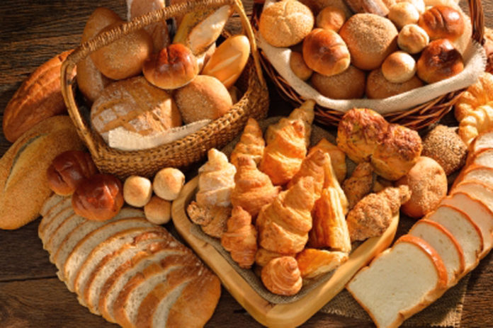 Variedad de la industria de la panaderia, bollería y pastelería