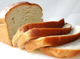 Pan blanco con índice glucémico más bajo